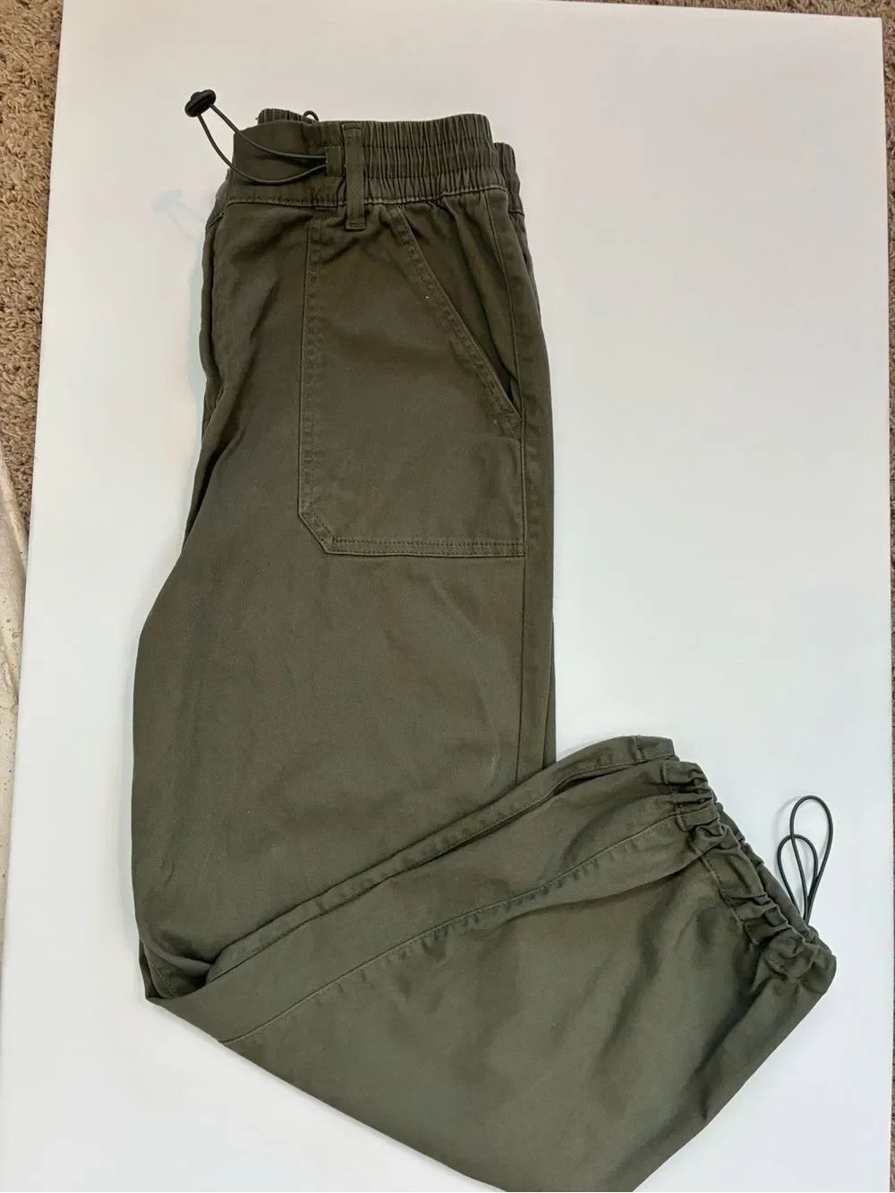 Celebrity Pink NWOT Baggy Cargo Pants w/ elastic Toggle waist & ankles